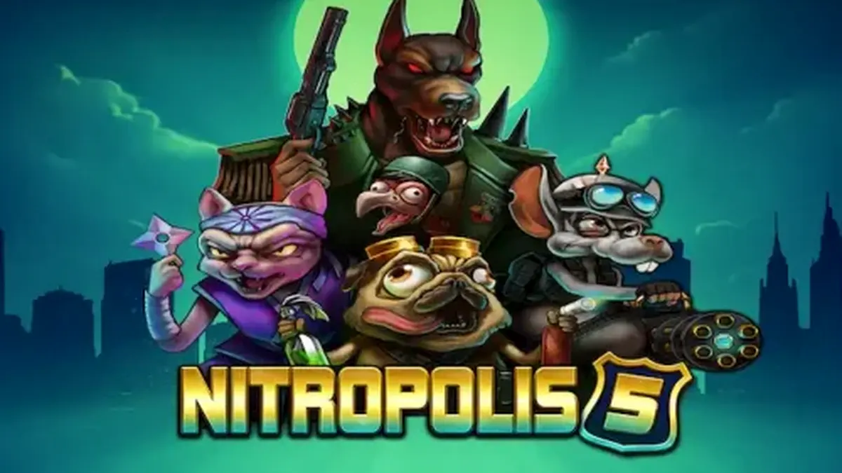 Nitropolis 5 slot game on a mobile screen